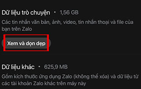 Làm thế nào để dọn dẹp bộ nhớ đang sử dụng của Zalo?