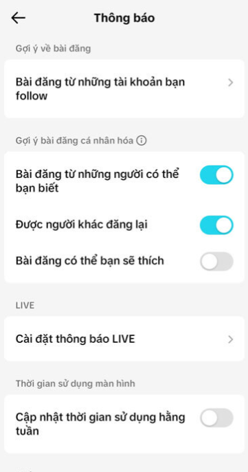 Làm thế nào để tắt thông báo cho 