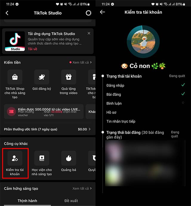 Cách kiểm tra tài khoản TikTok có vi phạm quy định hay không?