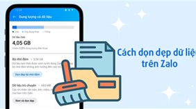 Làm thế nào để dọn dẹp bộ nhớ đang sử dụng của Zalo?