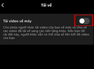 Làm thế nào để tắt chức năng tải xuống video của TikTok?